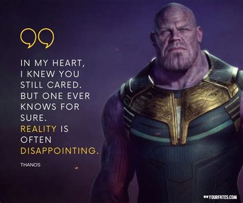 thanos best quotes|thanos saying impossible.